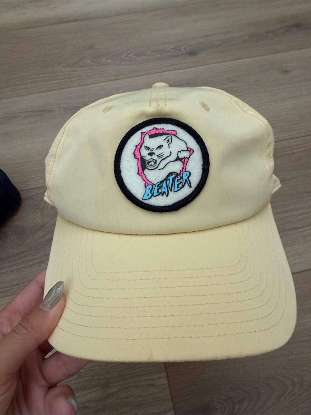 Beater Patch Baseball Cap - Yellow